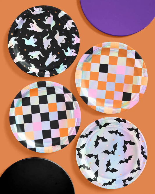 Halloween Plates - 24 paper plates xo, Fetti