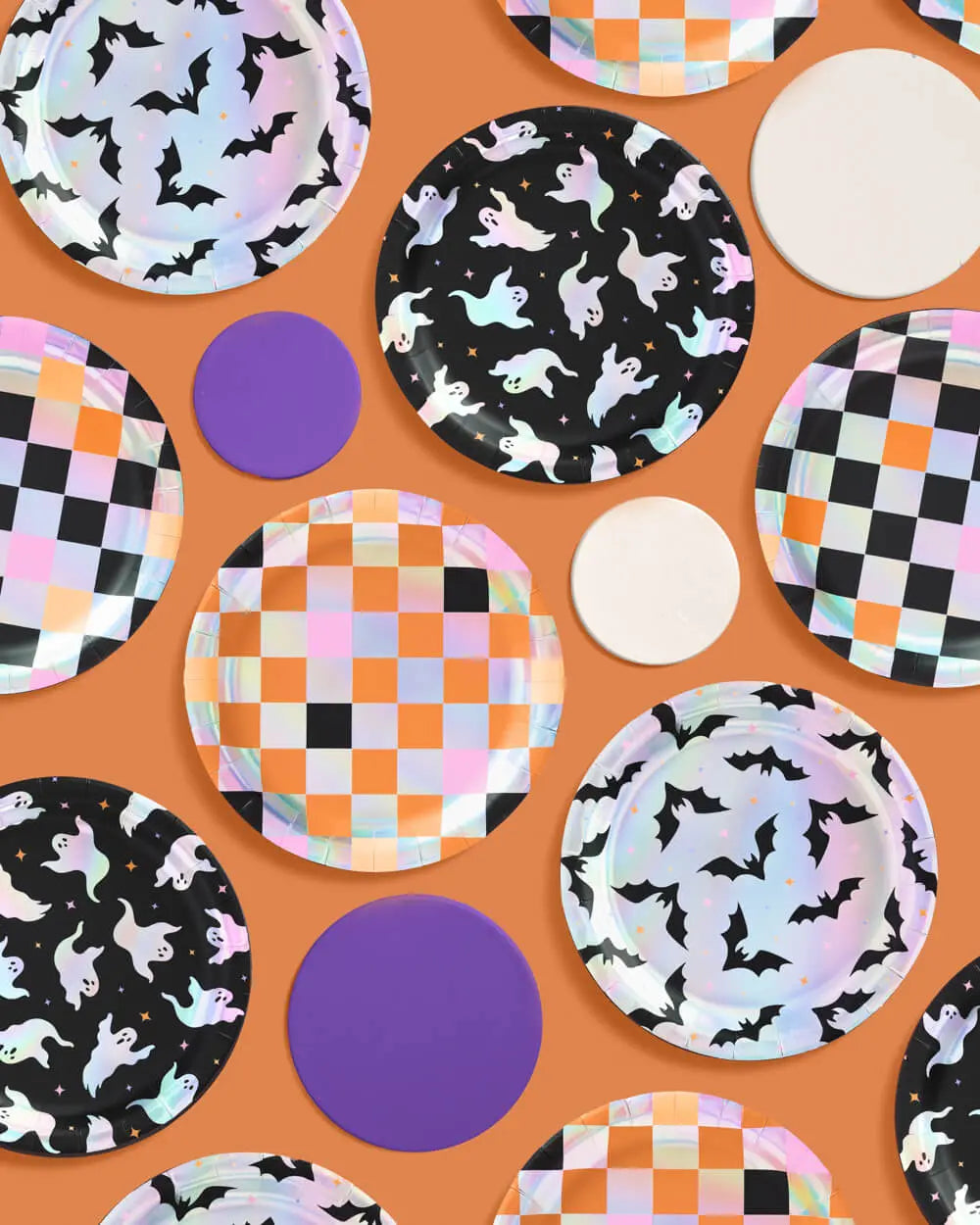 Halloween Plates - 24 paper plates xo, Fetti