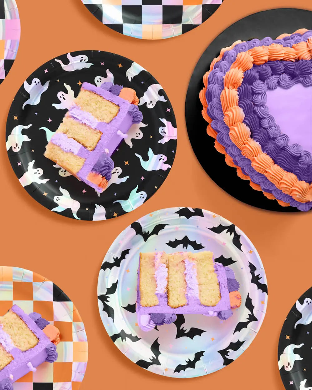 Halloween Plates - 24 paper plates xo, Fetti