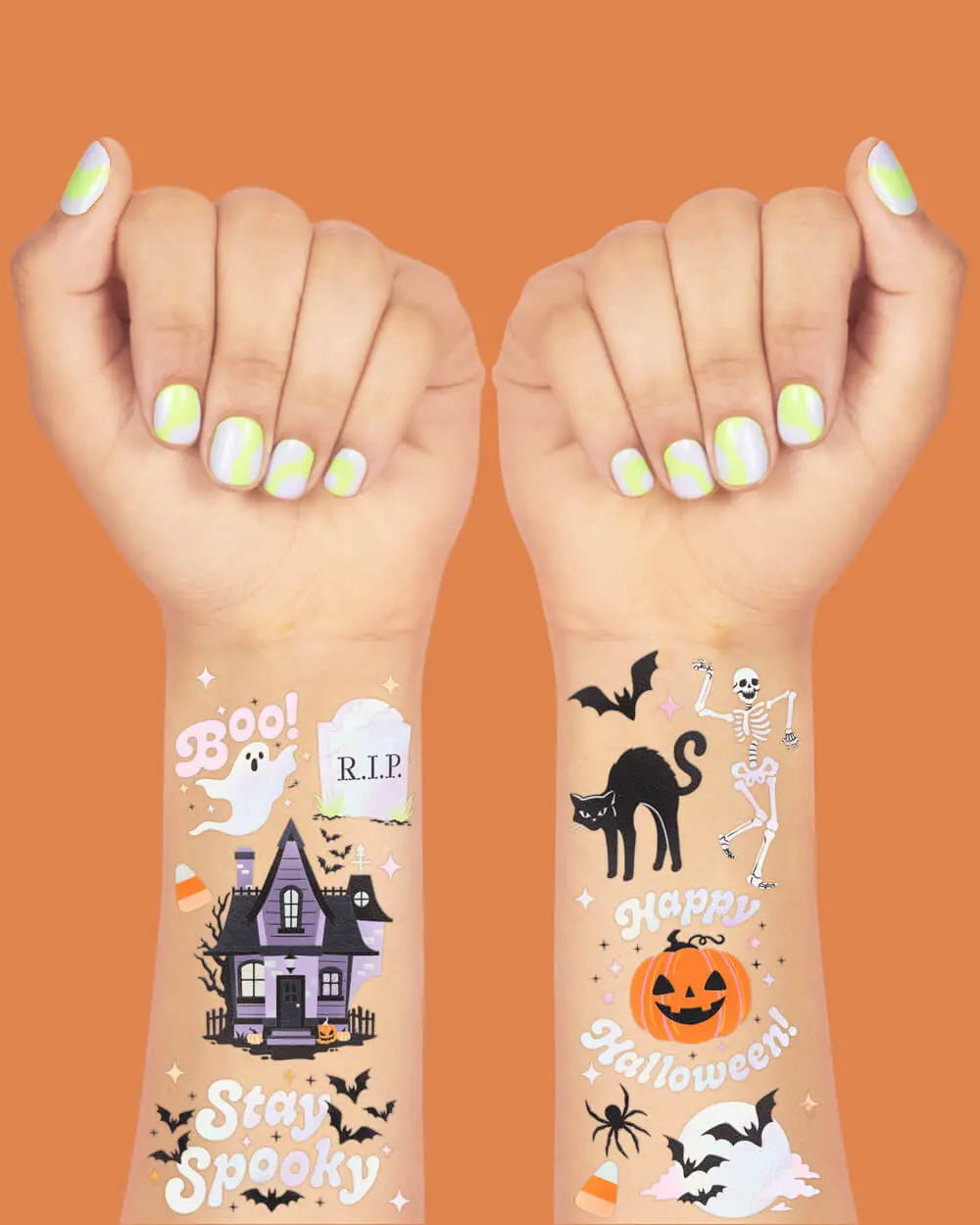 Halloween Tats - 50 temporary tattoos xo, Fetti