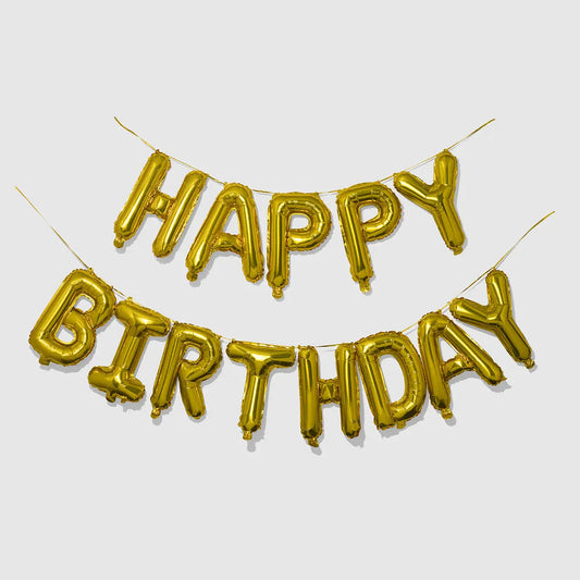 Happy Birthday Balloon Banner Coterie