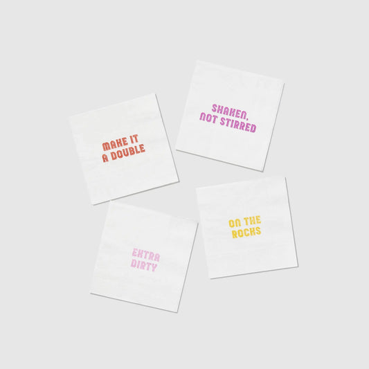 Happy Hour Cocktail Napkins (25 per pack) Coterie