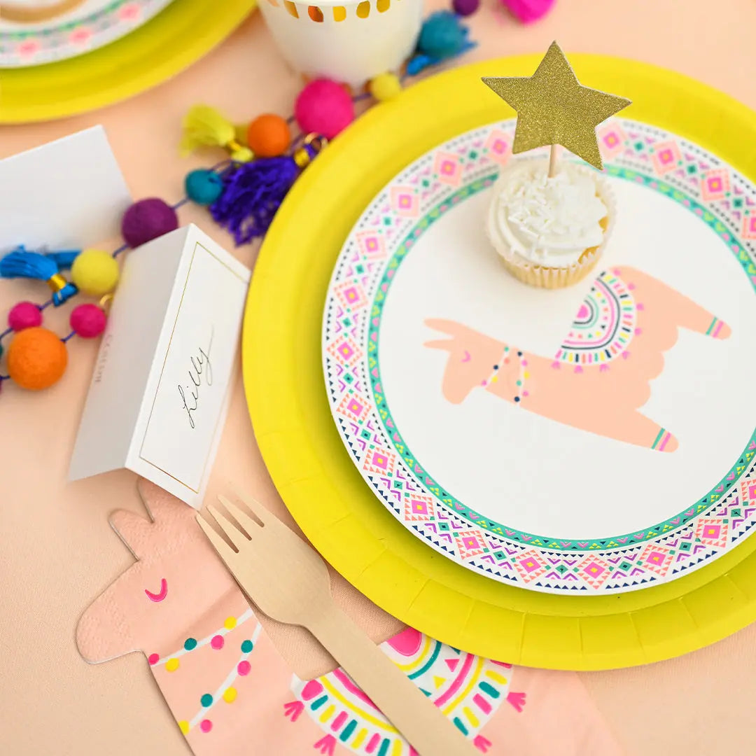 Happy Llama Small Plates (10 per pack) Coterie