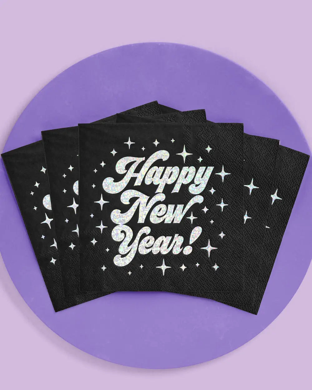 Happy New Year! Napkins - 50 foil napkins xo, Fetti