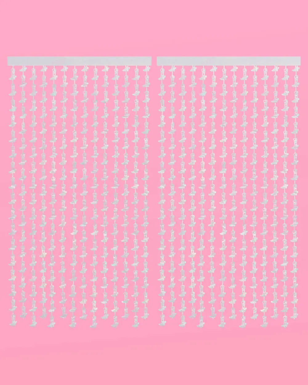 Hoedown Curtain - iridescent foil curtain xo, Fetti