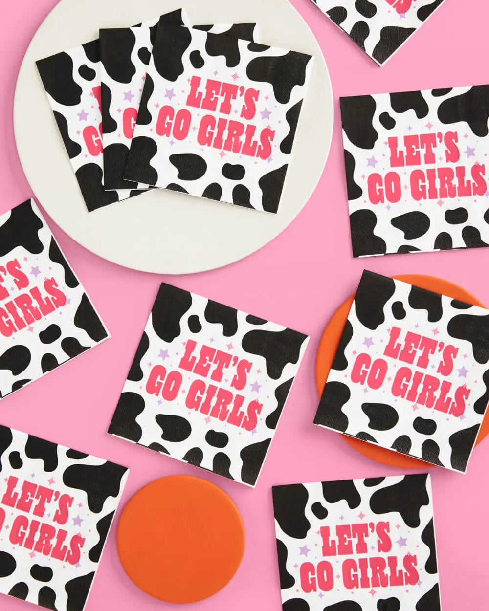 Hoedown Napkins - 25 printed napkins xo, Fetti