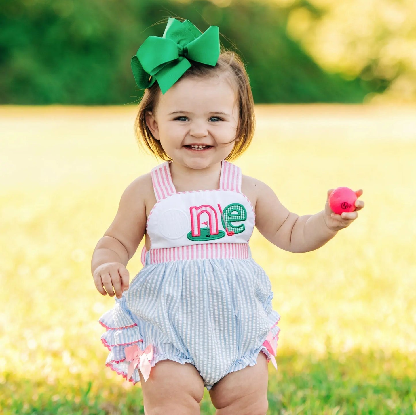 Hole-In-One Blue First Birthday Golf Bubble - Latchkey