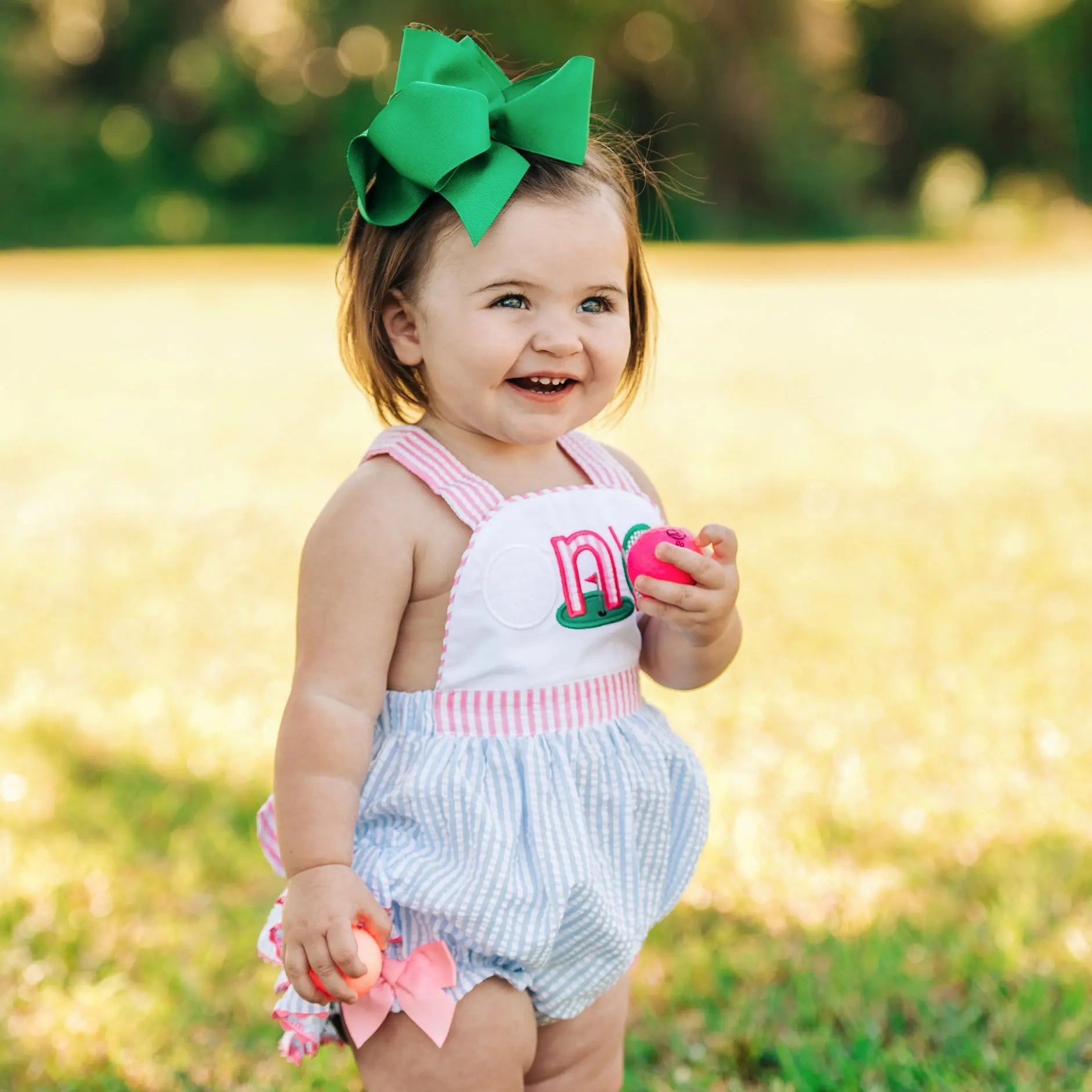 Hole-In-One Blue First Birthday Golf Bubble - Latchkey