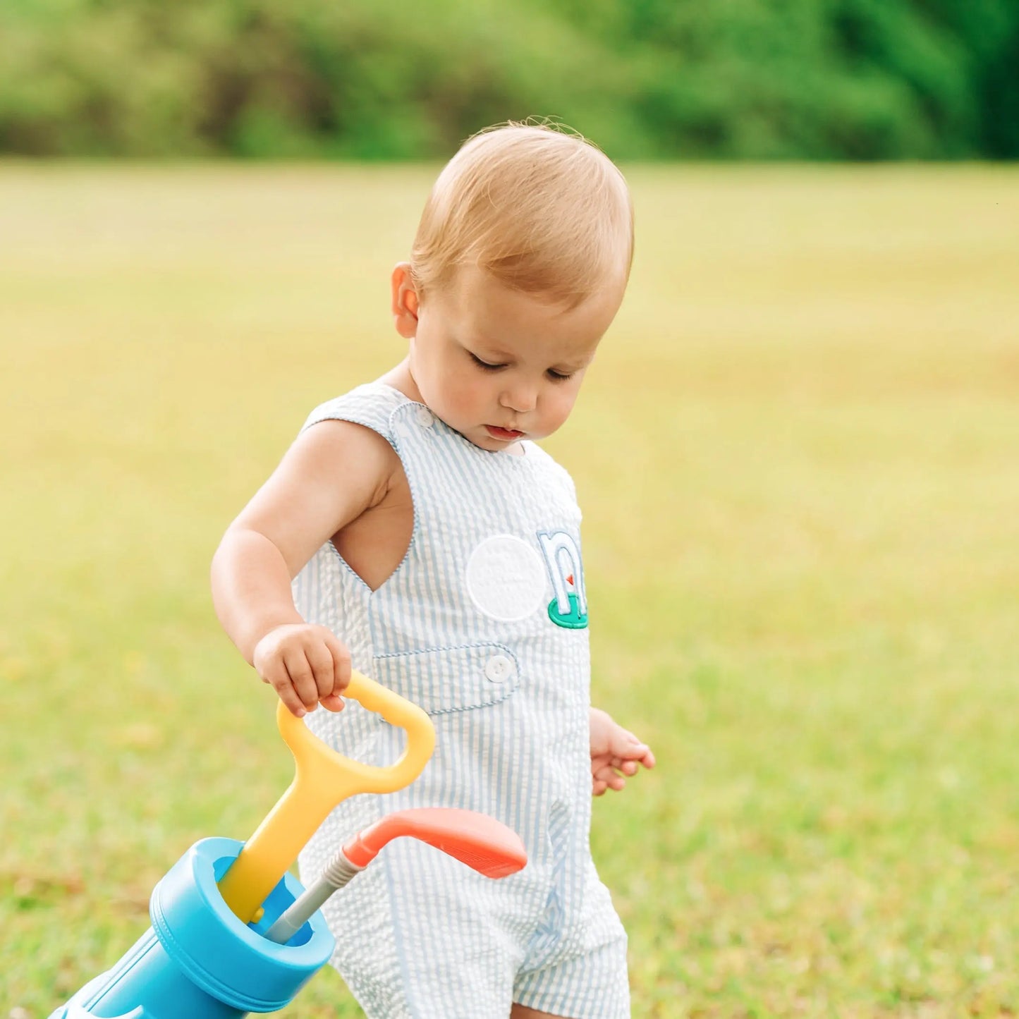 Hole-In-One Blue First Birthday Golf Jon Jon - Latchkey