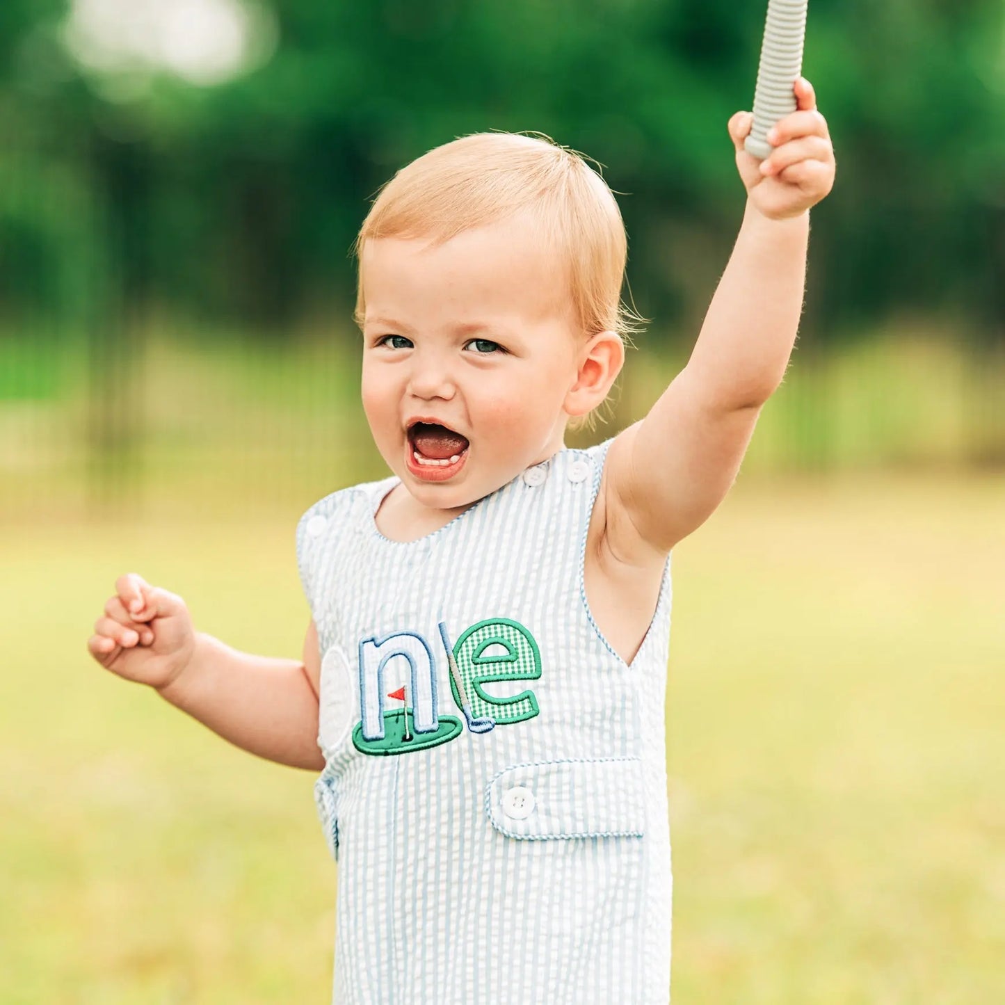 Hole-In-One Blue First Birthday Golf Jon Jon - Latchkey