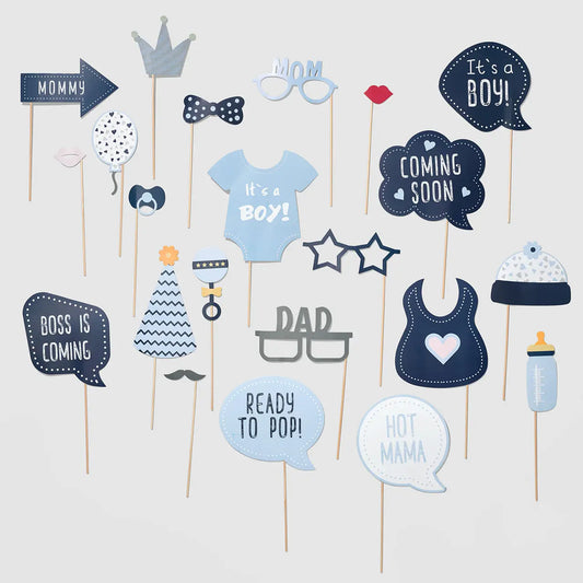 Hooray Baby Blue Photo Props Coterie