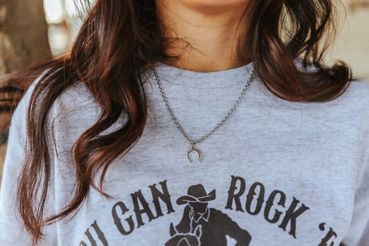 Horseshoe Pendant Necklace Wild Junkie