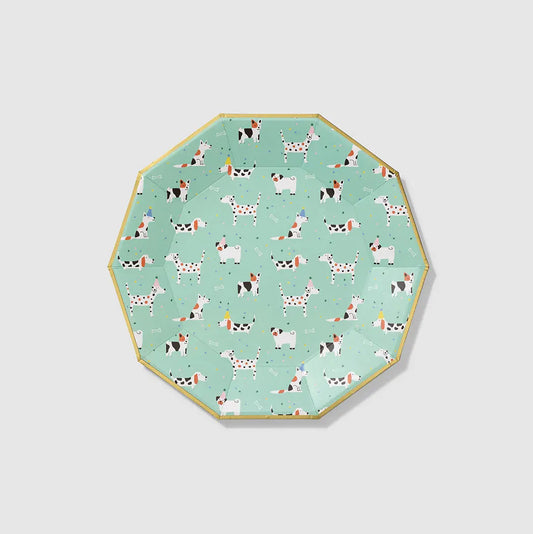 Hot Diggity Dog Large Plates (10 per pack) Coterie