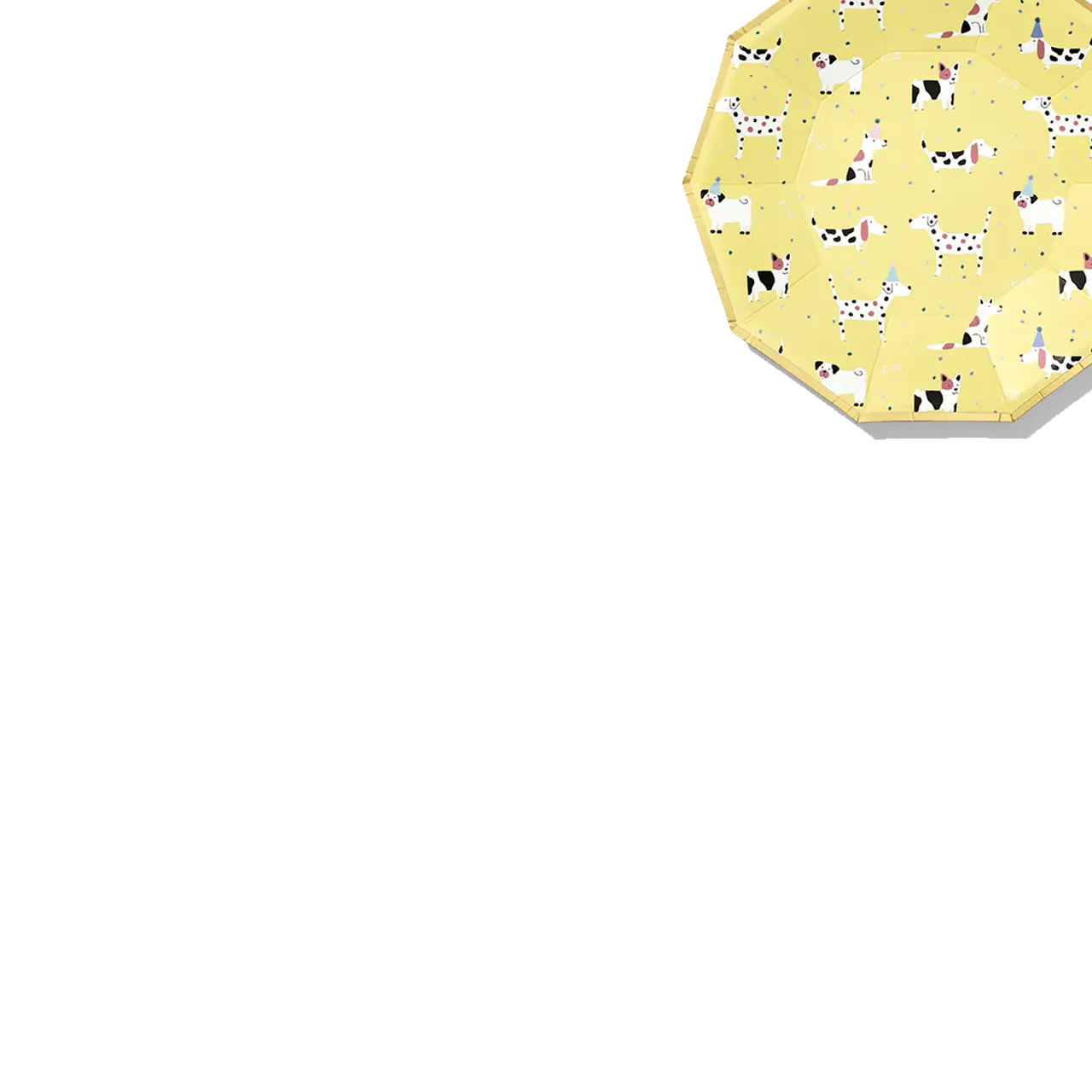 Hot Diggity Dog Small Plates (10 per pack) Coterie