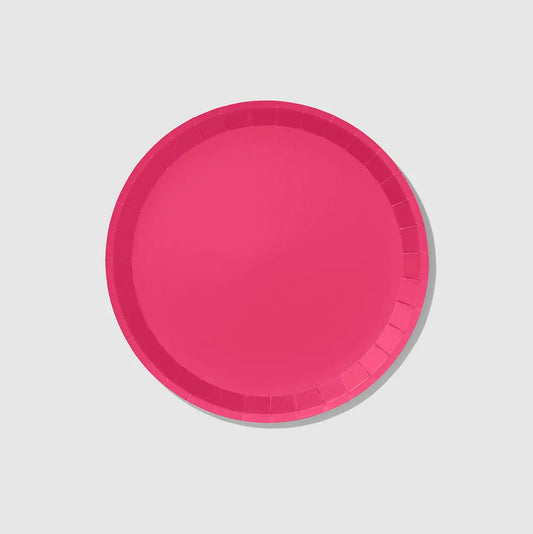 Hot Pink Classic Large Plates (10 per pack) Coterie