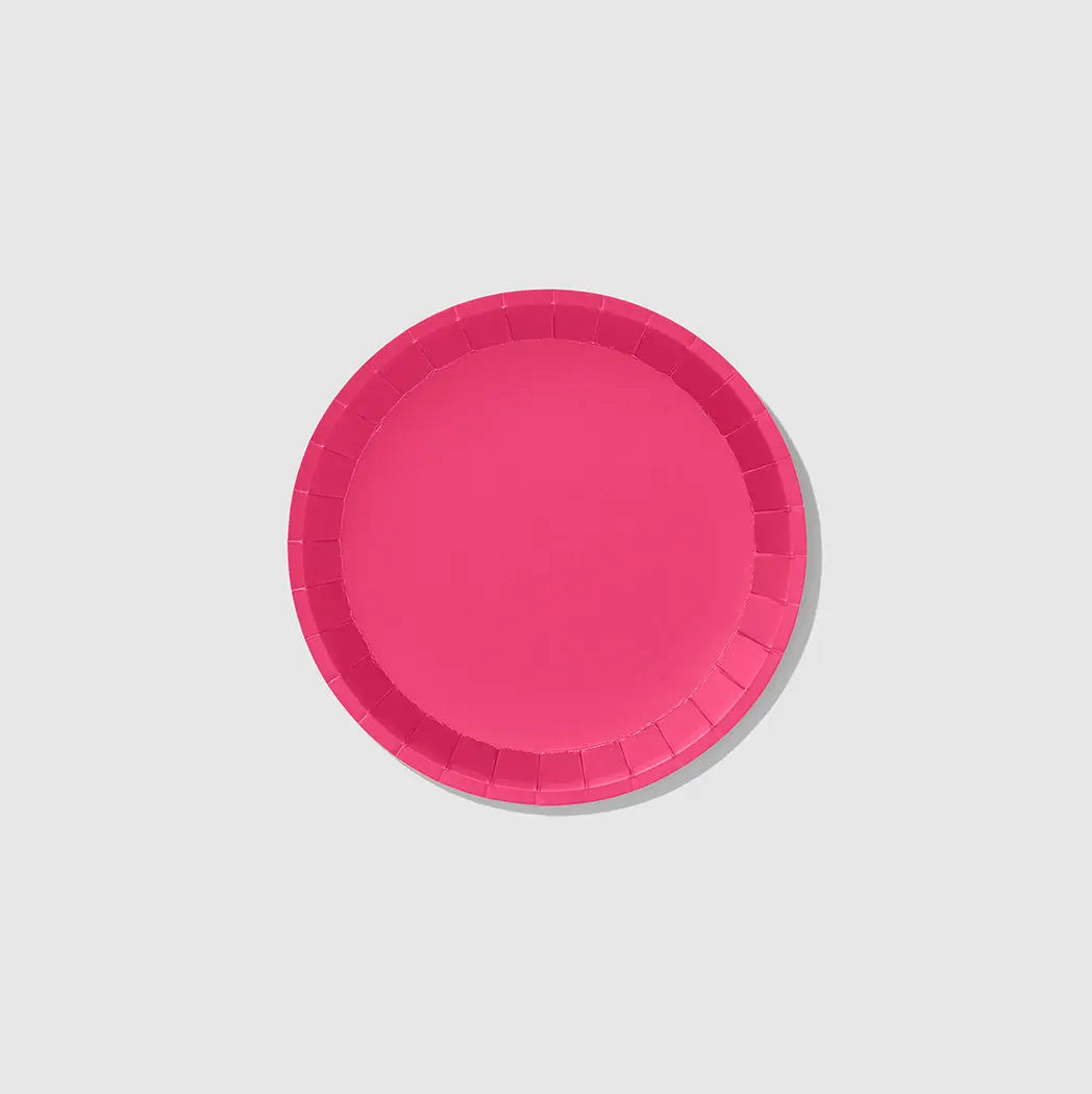 Hot Pink Classic Small Plates (10 per pack) Coterie