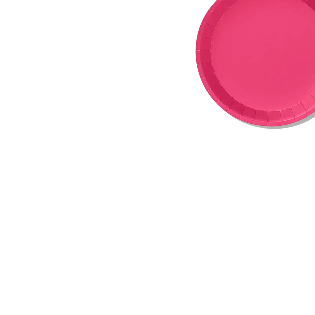 Hot Pink Classic Small Plates (10 per pack) Coterie