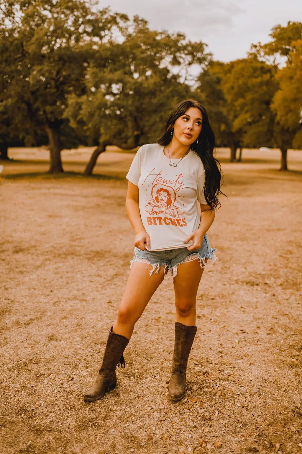 Howdy Bitches Western Graphic Tee Wild Junkie