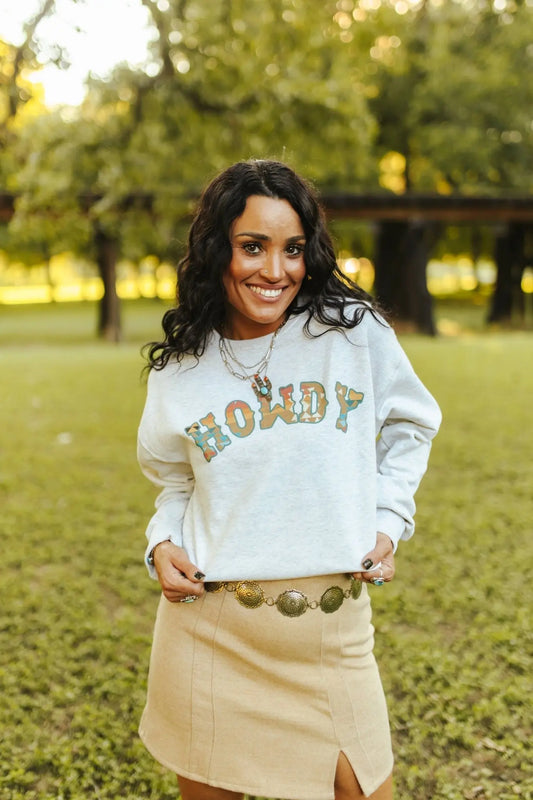Howdy Graphic Sweatshirt Wild Junkie