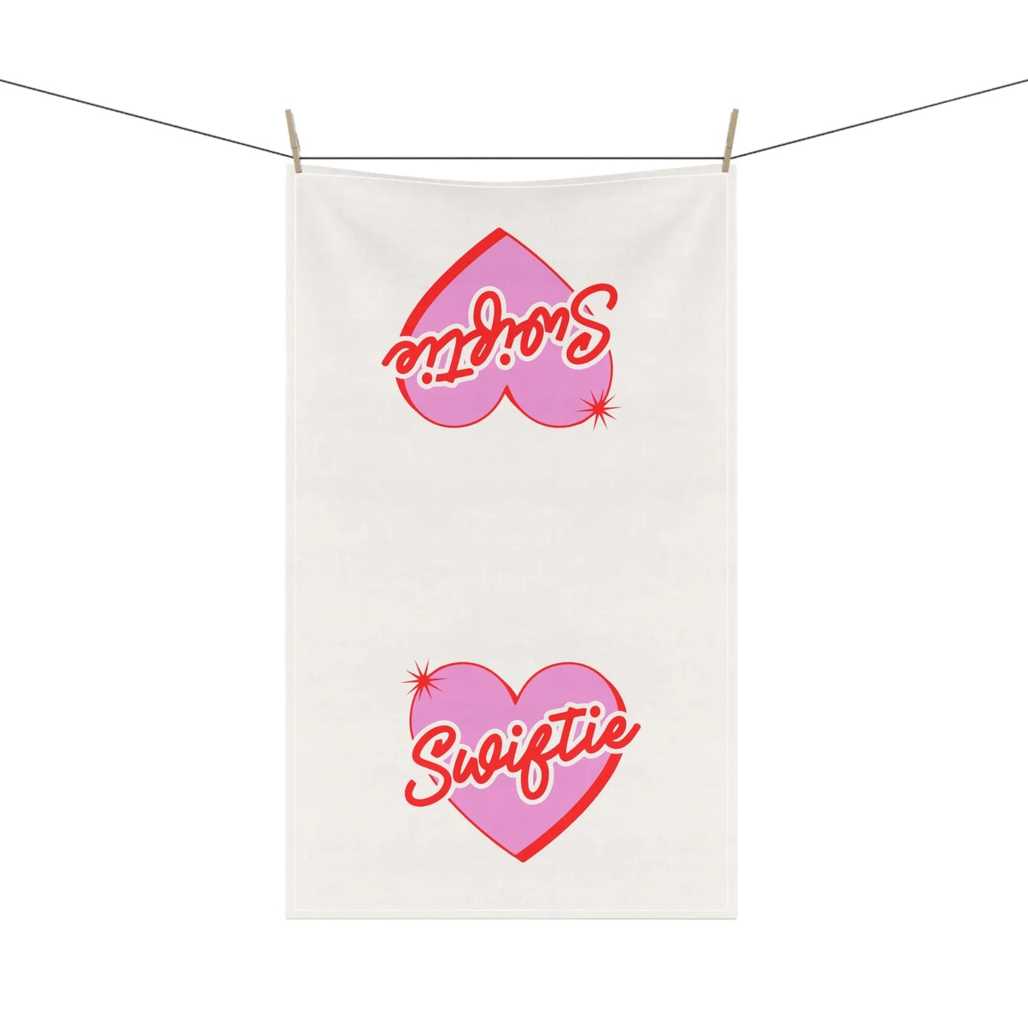 I Heart Swift Kitchen Towel Printify