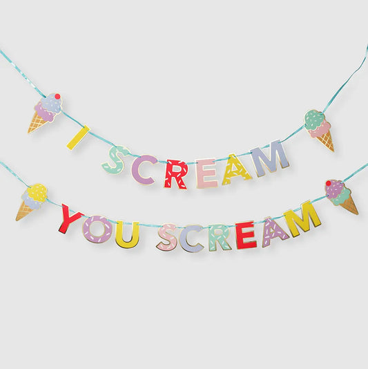 I Scream You Scream Banner Coterie