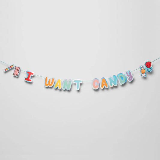 I Want Candy Banner Coterie