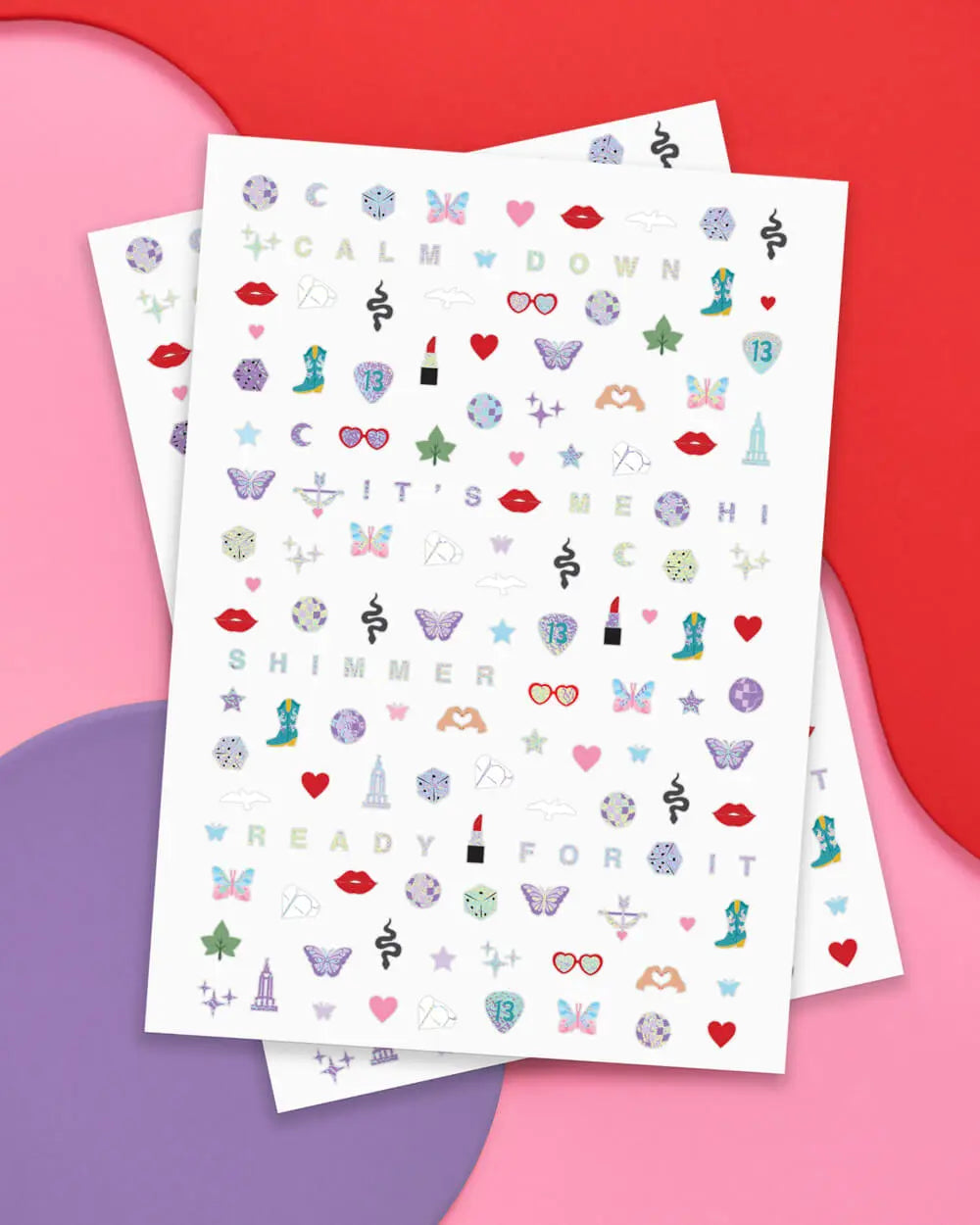I'm the Problem Nail Stickers - 544 adhesive nail stickers xo, Fetti
