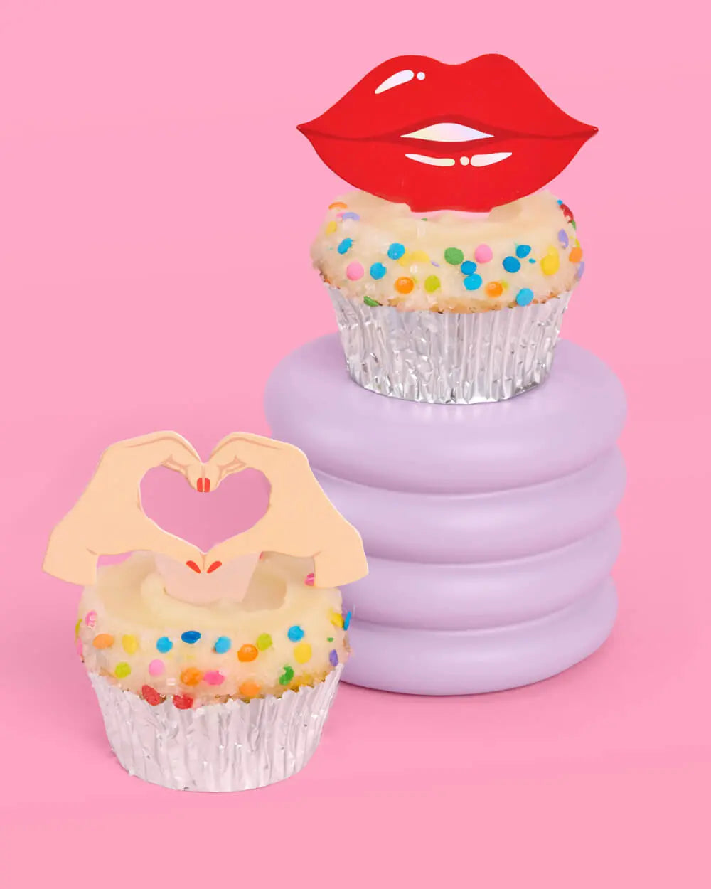 I'm the Problem Toppers - 24 cupcake toppers xo, Fetti