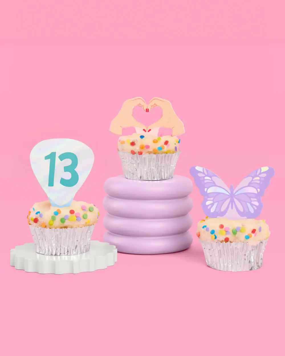 I'm the Problem Toppers - 24 cupcake toppers xo, Fetti