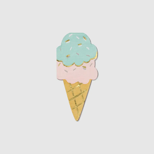Ice Cream Cone Napkins (25 per pack) Coterie