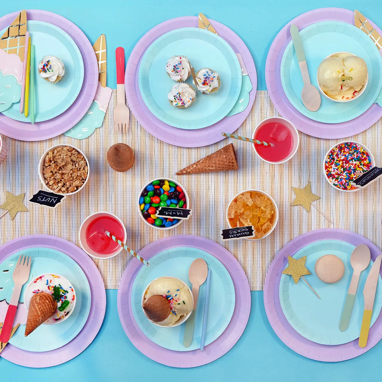 Ice Cream Cone Napkins (25 per pack) Coterie