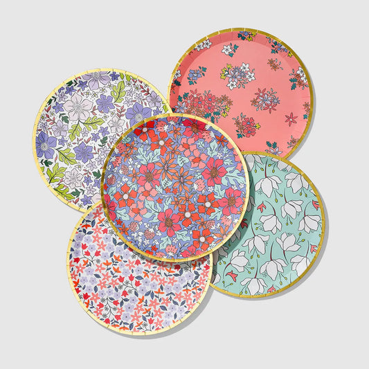 In Full Bloom Large Plates (10 per pack) Coterie