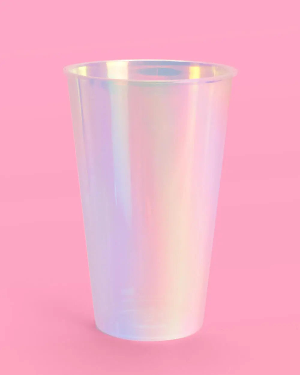 Iridescent Cups - 16 iridescent 16oz cups xo, Fetti