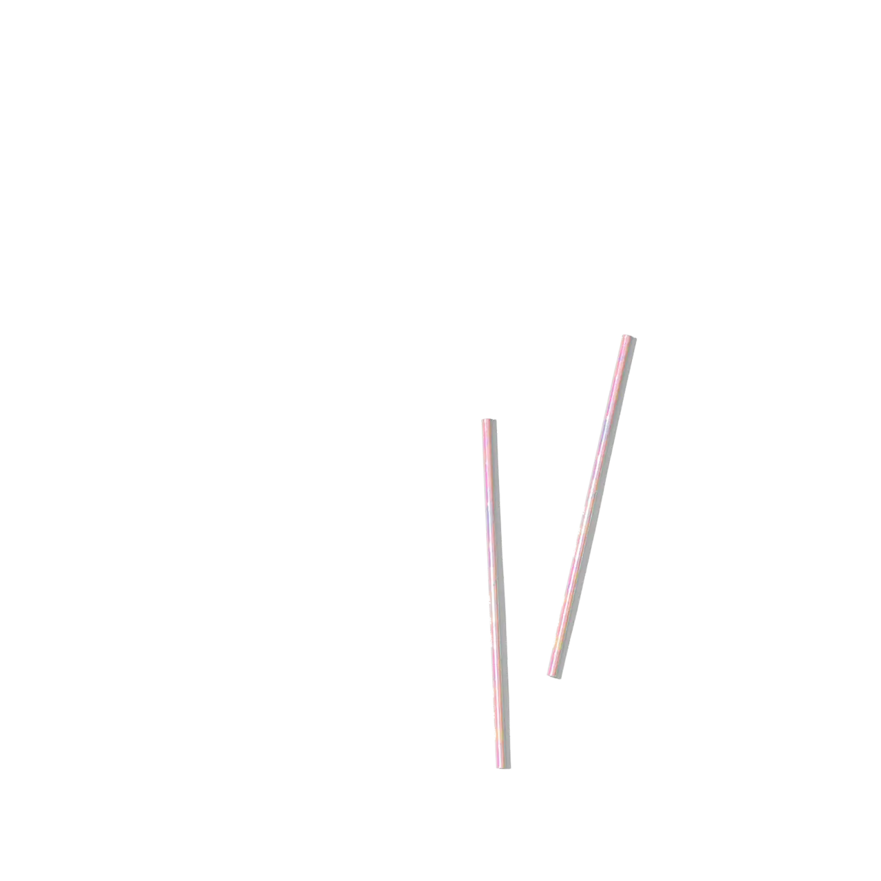 Iridescent Paper Straws (25 per pack) Coterie