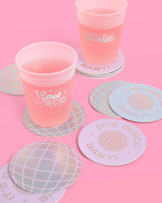 It's Disco Baby! Coasters - 16 paper coasters xo, Fetti
