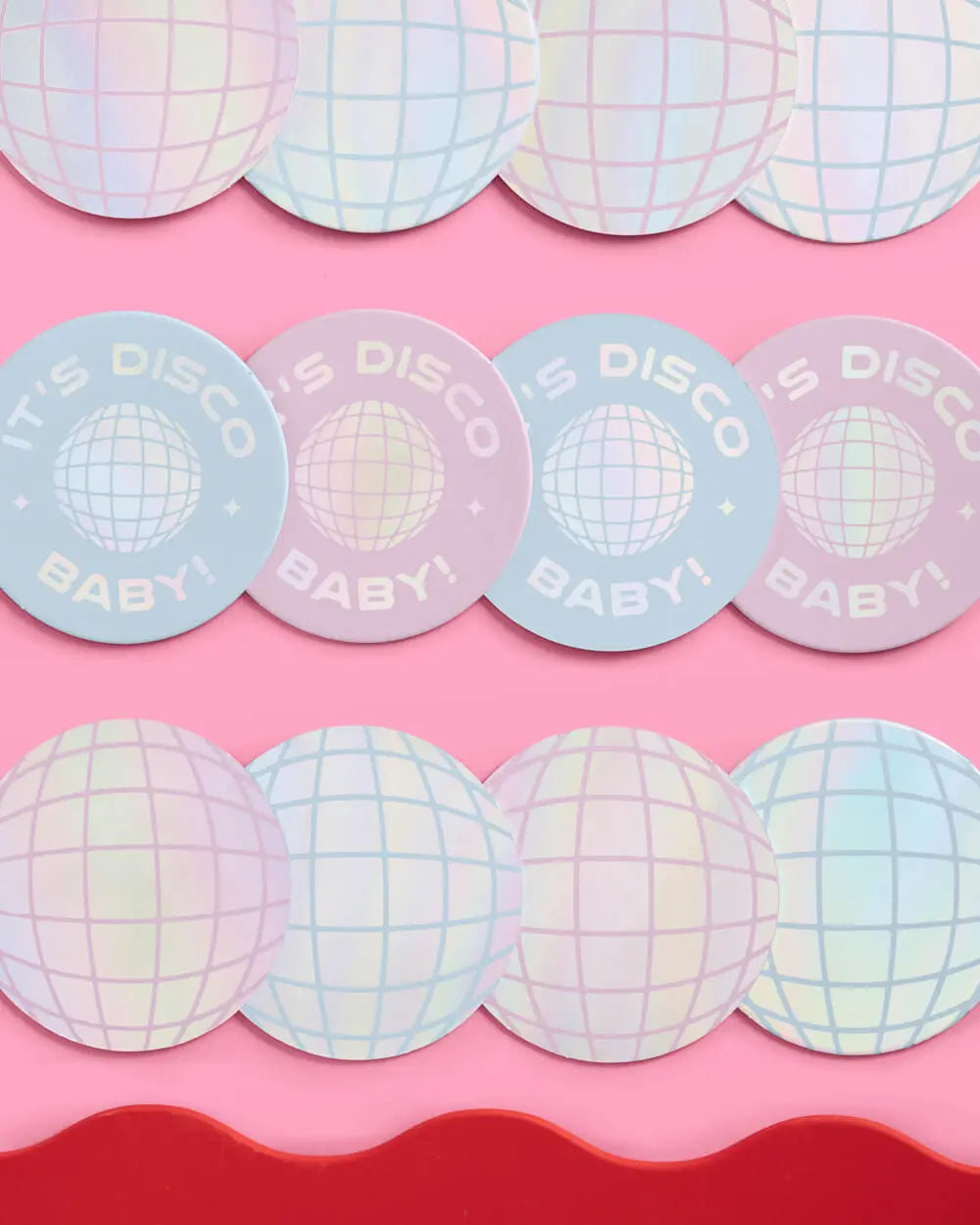 It's Disco Baby! Coasters - 16 paper coasters xo, Fetti