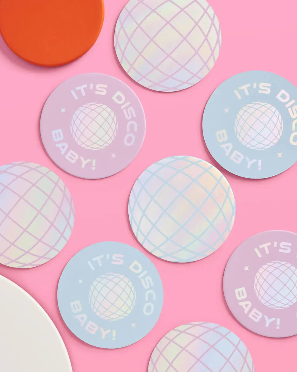 It's Disco Baby! Coasters - 16 paper coasters xo, Fetti