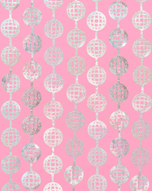 It's Disco, Baby! Curtain - iridescent foil curtain xo, Fetti