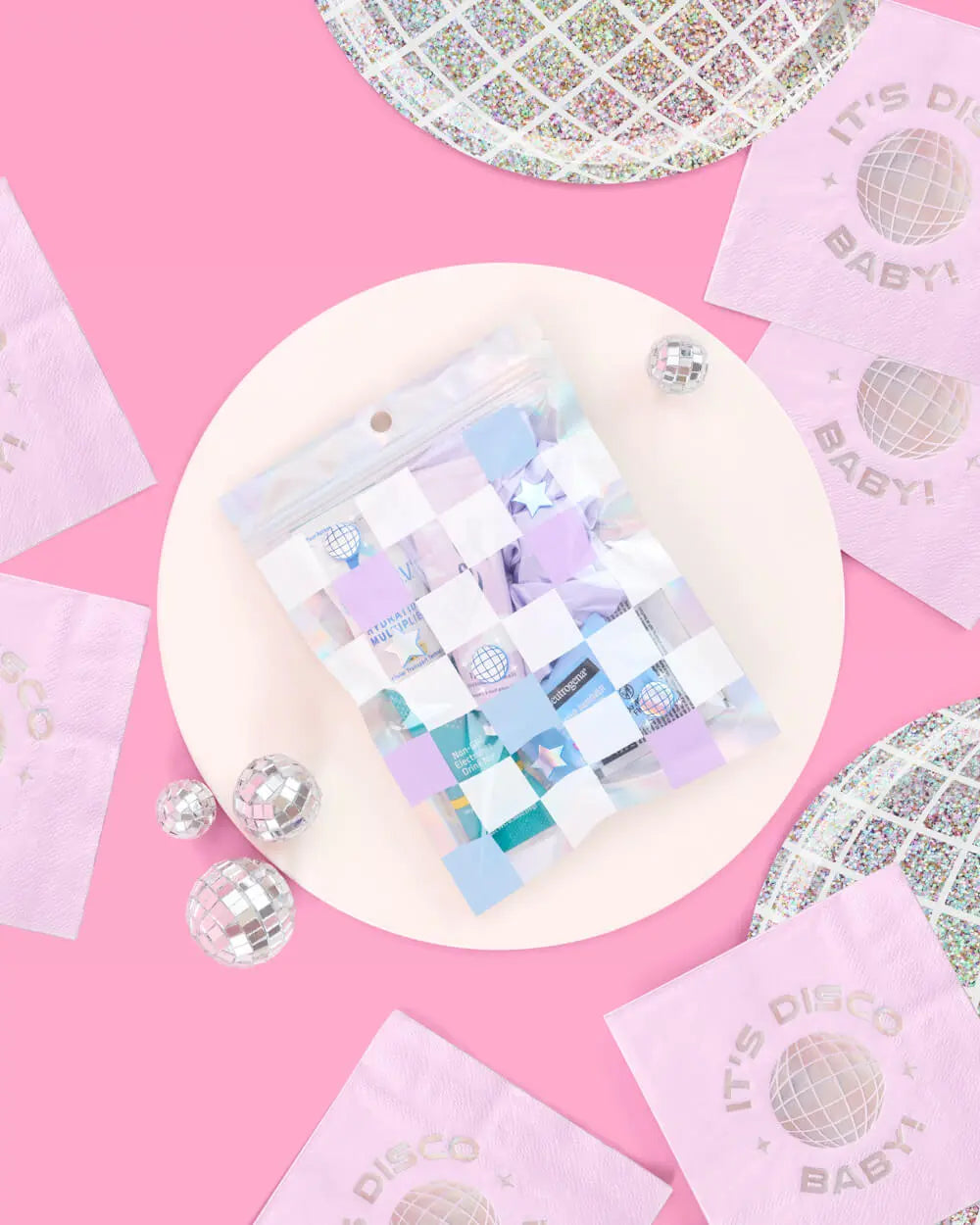 It's Disco, Baby! Pouches - 20 reusable pouches xo, Fetti
