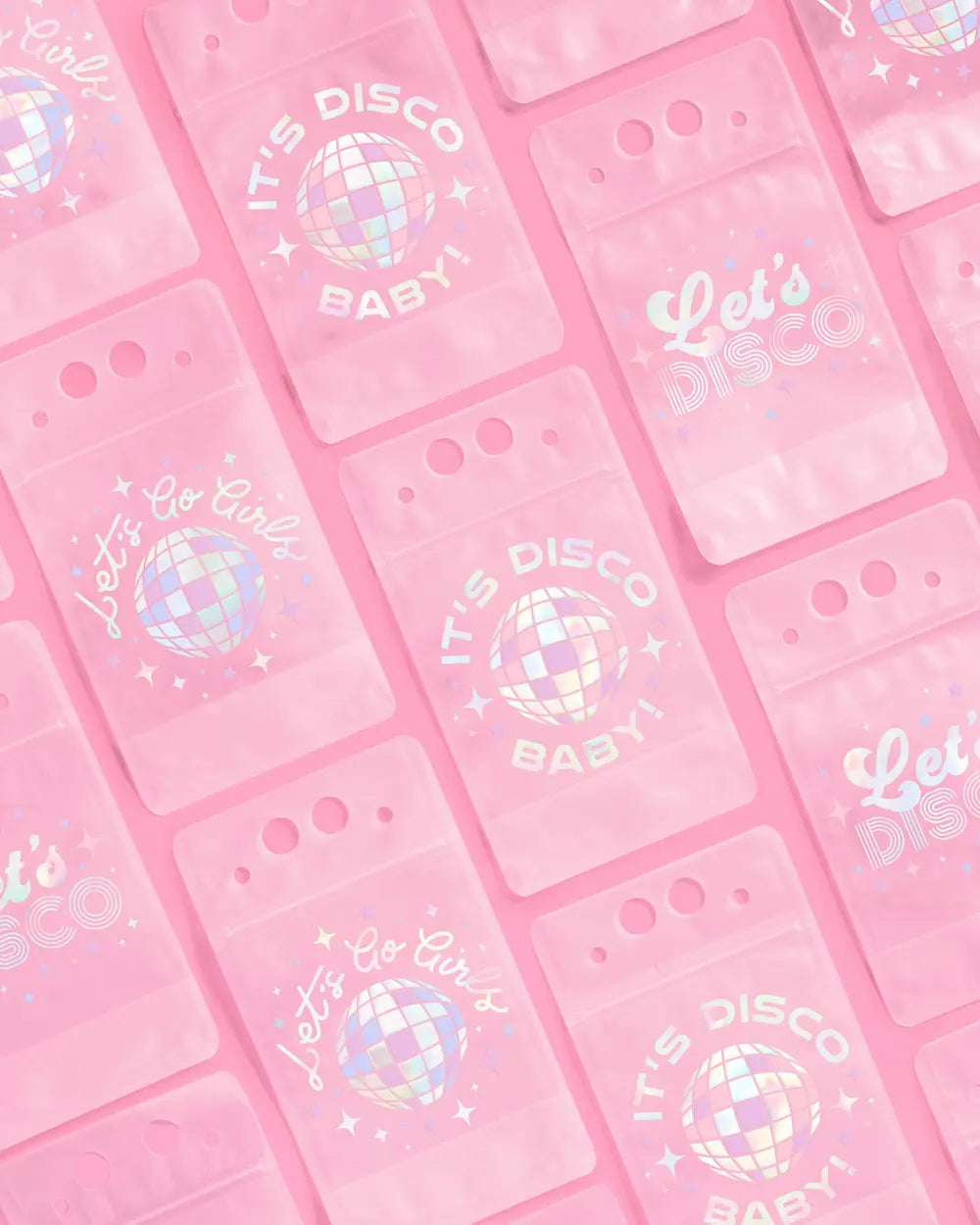 It's Disco, Baby! Sippers - 15 drink pouches xo, Fetti
