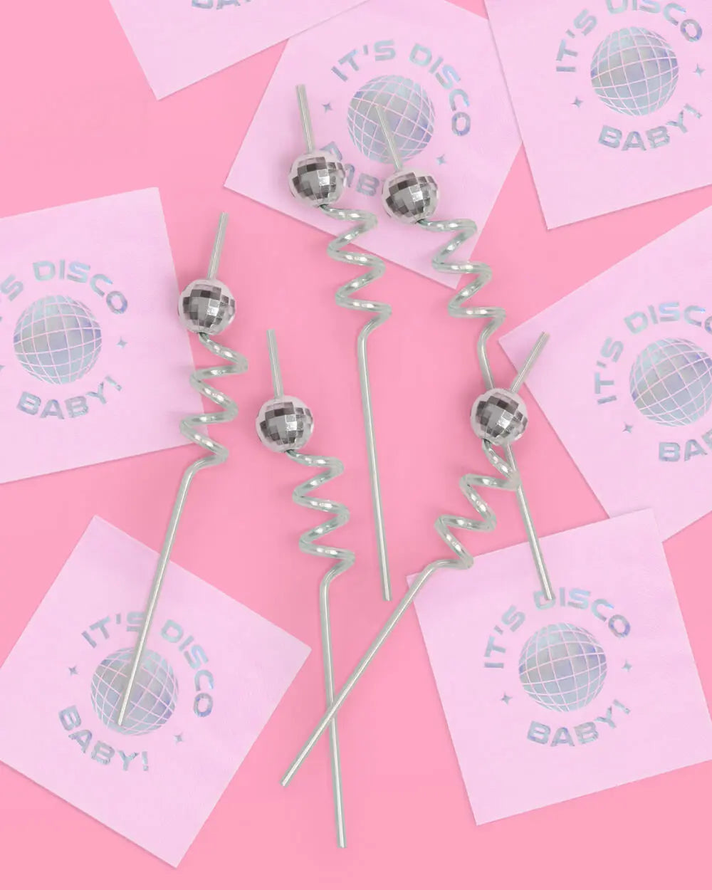 It's Disco, Baby! Straws - 16 reusable straws xo, Fetti