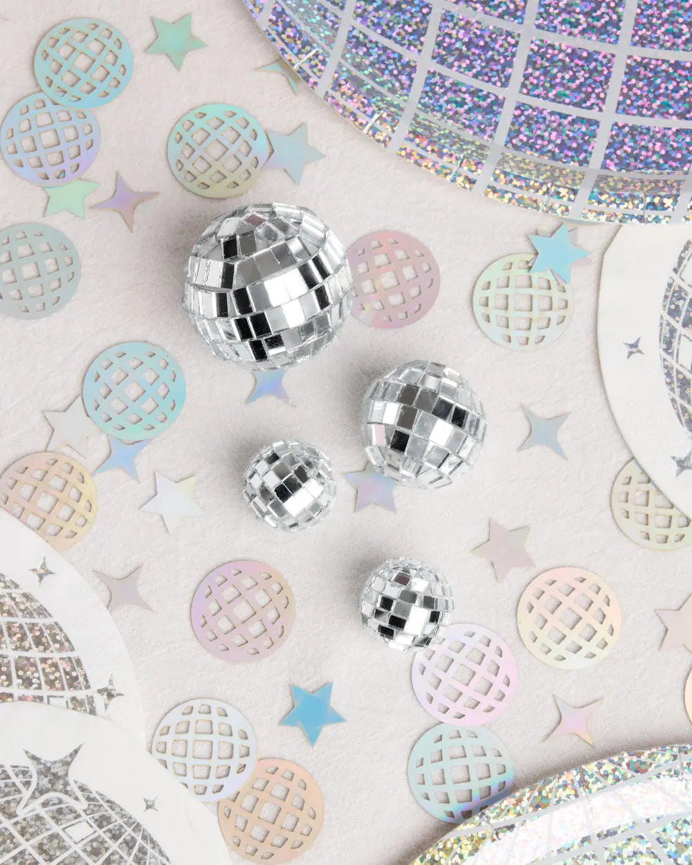 It's Disco, Baby! Topper - 4 disco ball cake toppers xo, Fetti