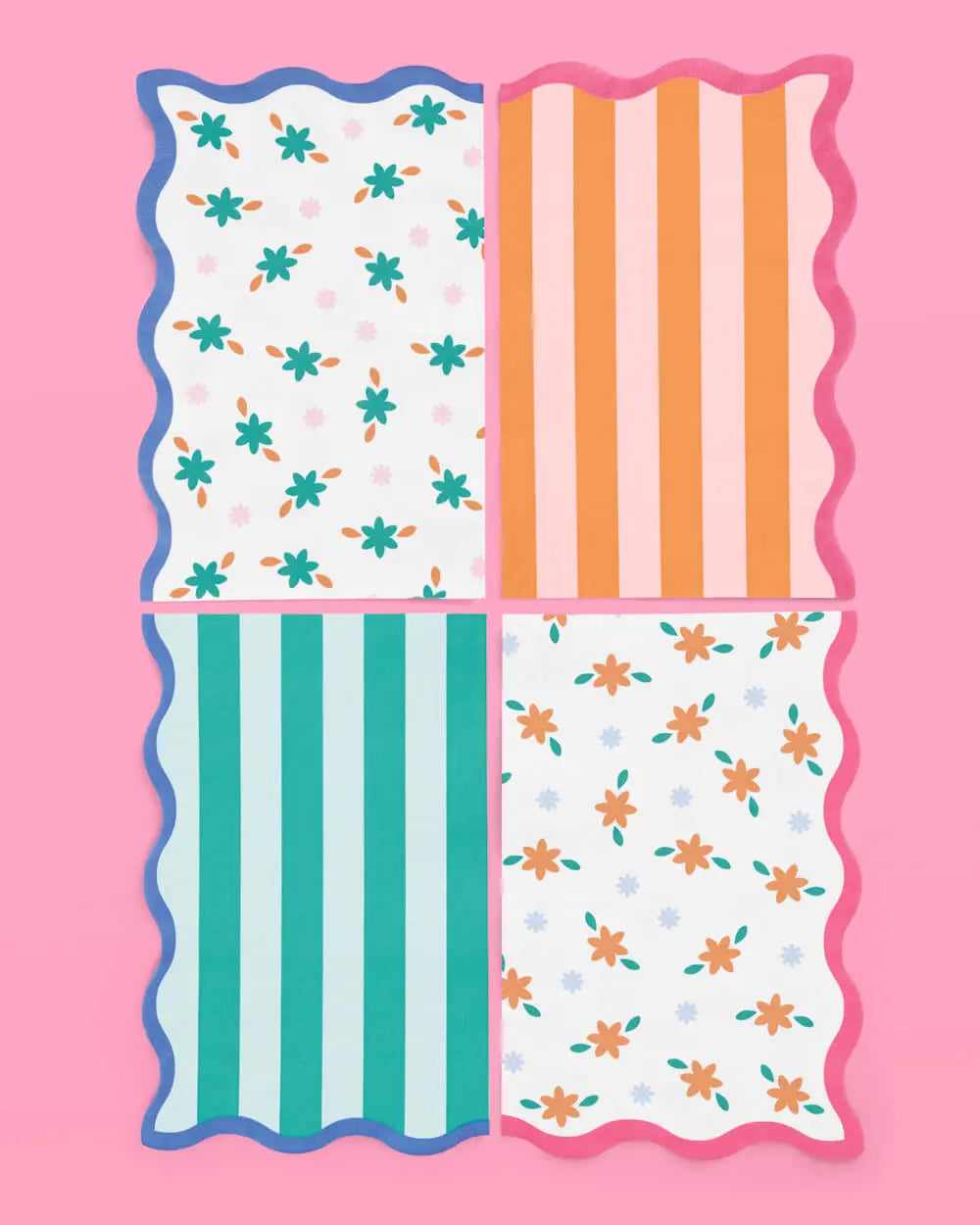 Italian Summer Napkin - 24 printed napkins xo, Fetti