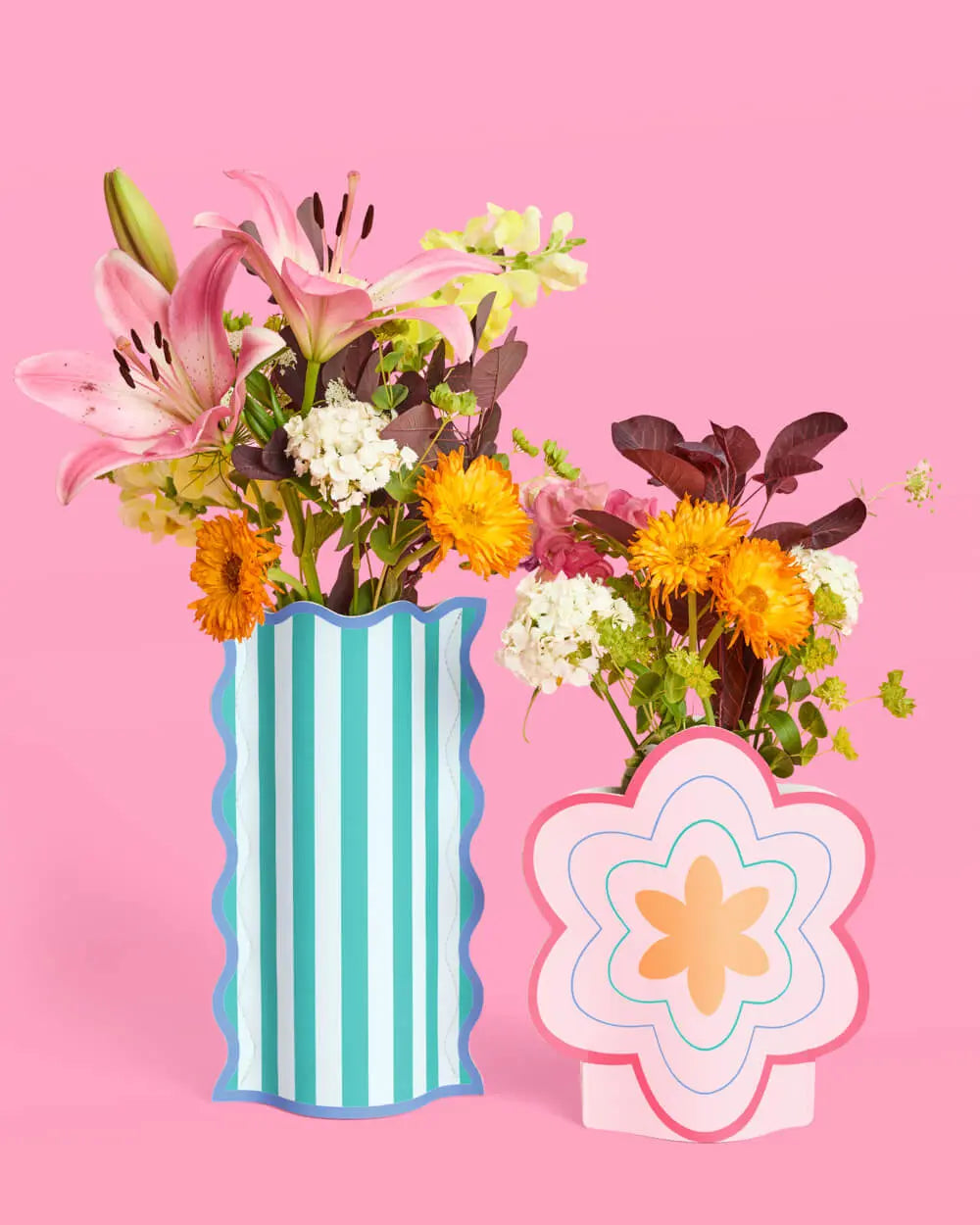 Italian Summer Vases - 2 pop-up vases xo, Fetti
