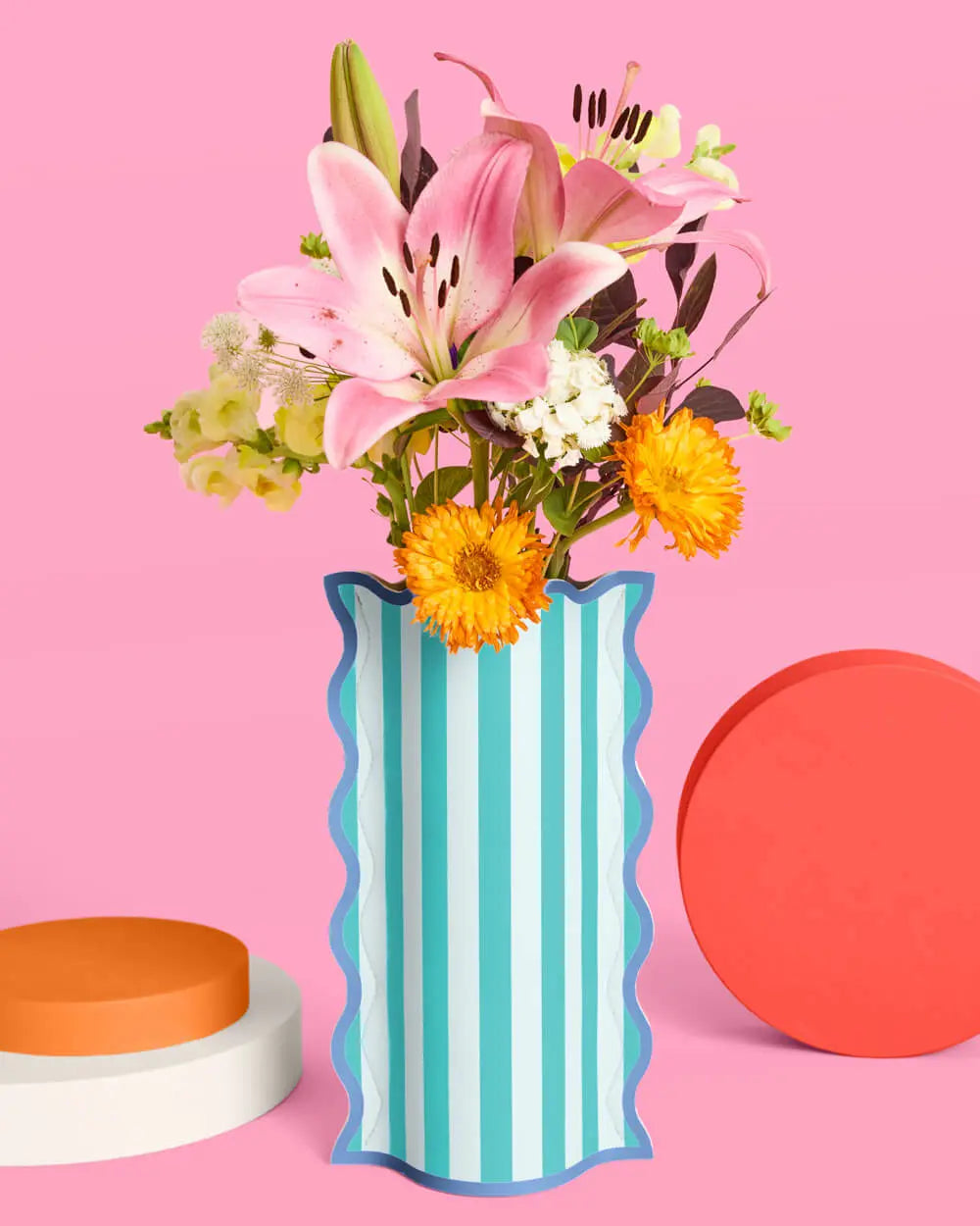 Italian Summer Vases - 2 pop-up vases xo, Fetti