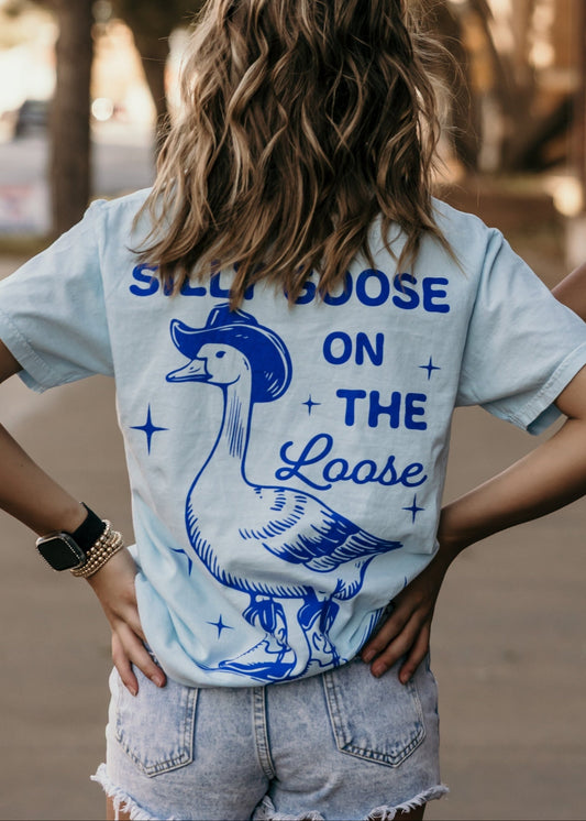 Silly Goose on the Loose Graphic Tee or Crewneck