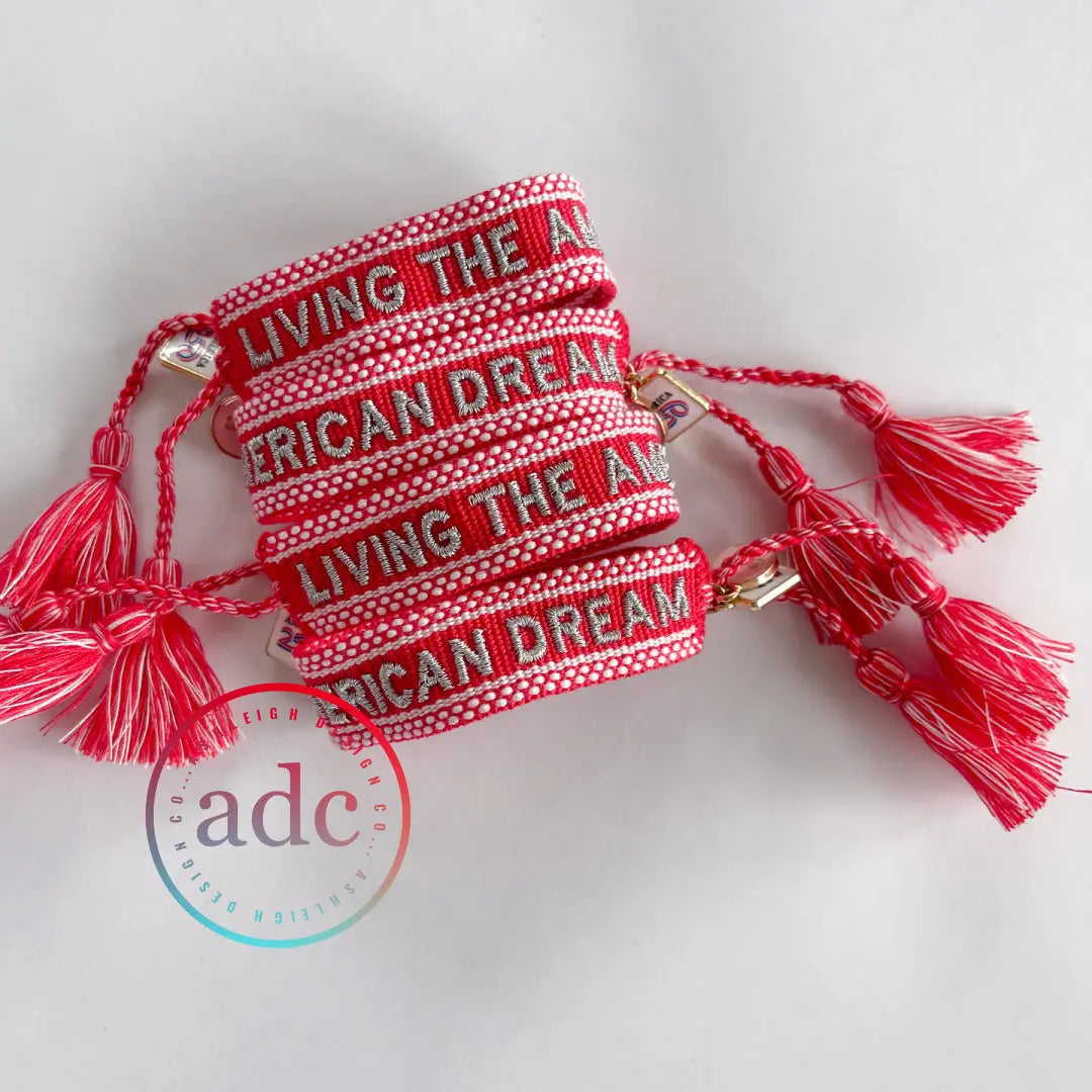 LIVING THE AMERICAN DREAM Bracelet *ADC Exclusive* America250🇺🇸 AshleighDesignCo