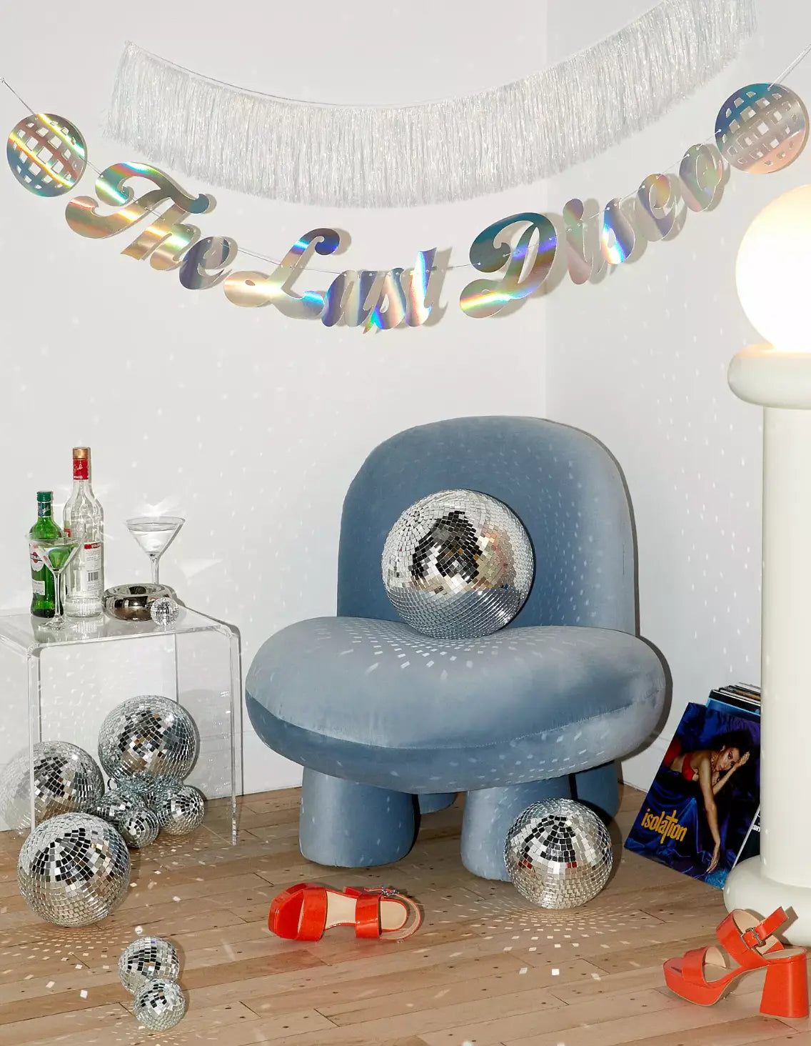 Last Disco Banner - two piece banner xo, Fetti