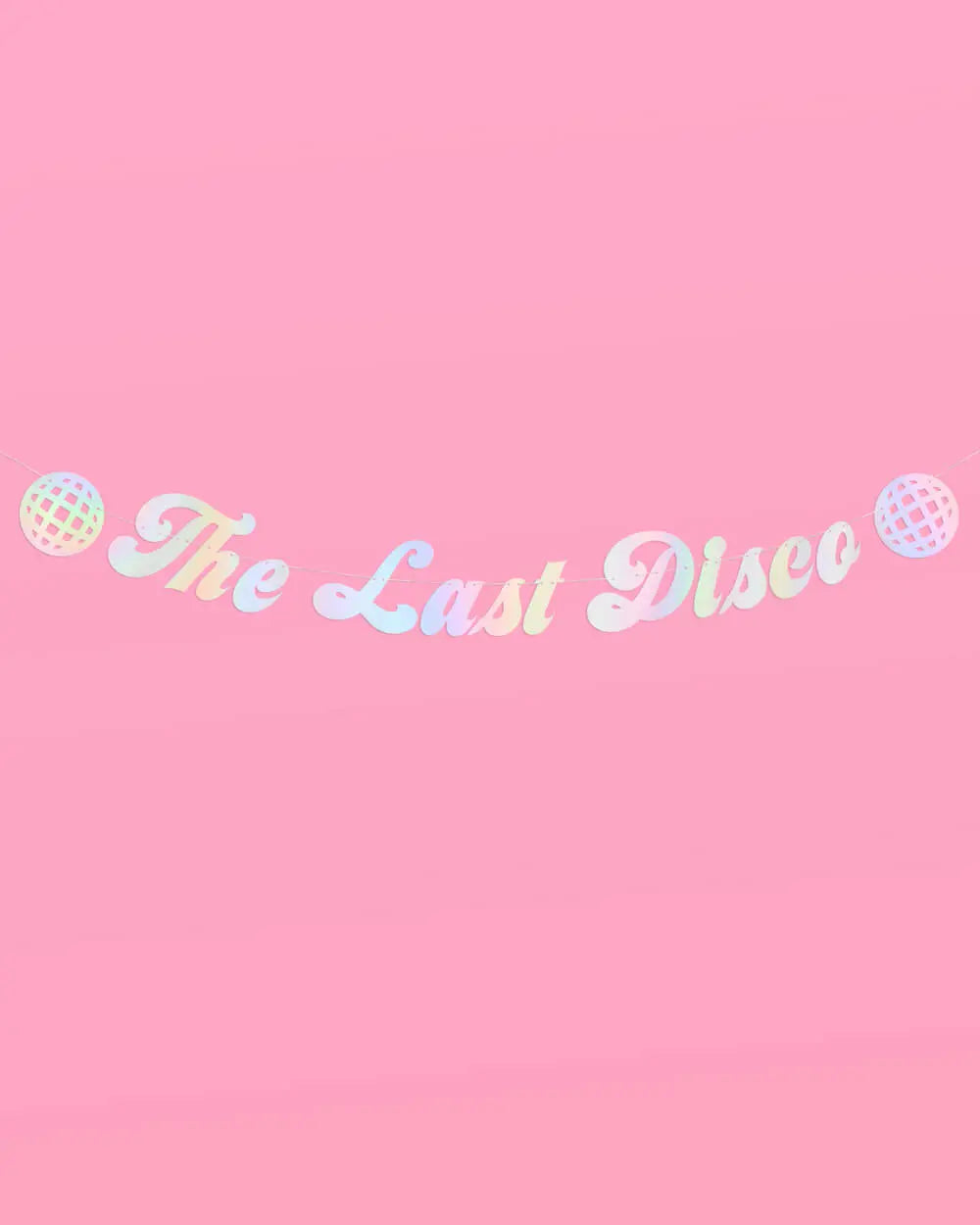Last Disco Banner - two piece banner xo, Fetti