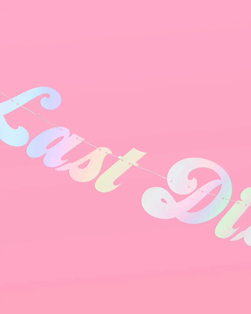 Last Disco Banner - two piece banner xo, Fetti